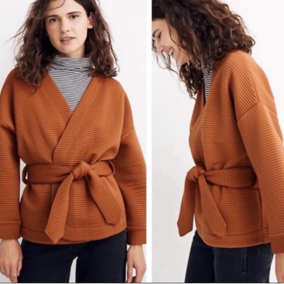 Madewell Texture Thread Quilted Wrap 
